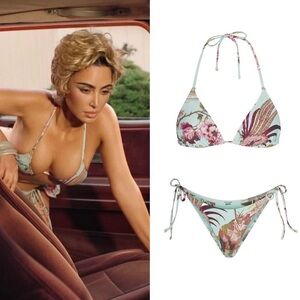 🔥NWT (SET) SKIMS x ROBERTO CAVALLI FAGIANELLA PRINT